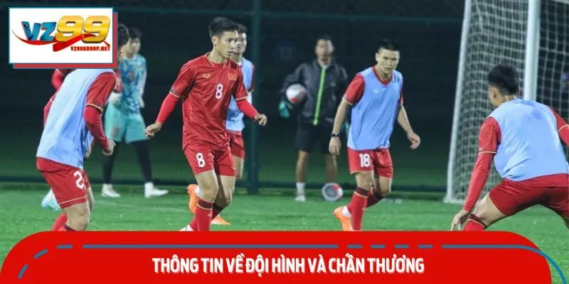 Thông tin về đội hình và chấn thương